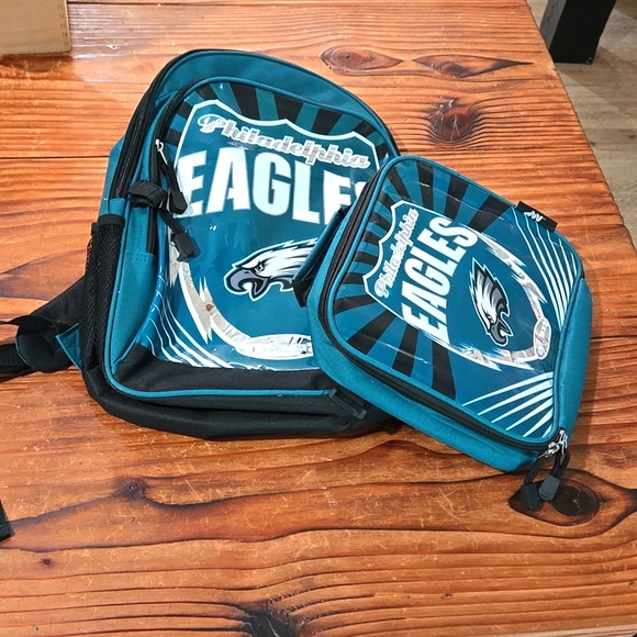 Philadelphia Eagles Backpack & Insulated Lunch Kit - Picture 3 of 6
